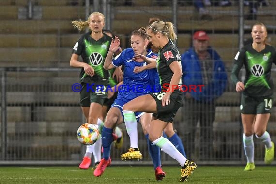 1.BL - Frauen - 19/20 - TSG 1899 Hoffenheim vs. VfL Wolfsburg (© Kraichgausport / Loerz)