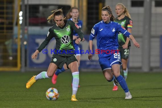 1.BL - Frauen - 19/20 - TSG 1899 Hoffenheim vs. VfL Wolfsburg (© Kraichgausport / Loerz)