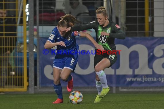 1.BL - Frauen - 19/20 - TSG 1899 Hoffenheim vs. VfL Wolfsburg (© Kraichgausport / Loerz)