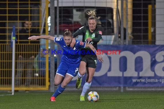 1.BL - Frauen - 19/20 - TSG 1899 Hoffenheim vs. VfL Wolfsburg (© Kraichgausport / Loerz)