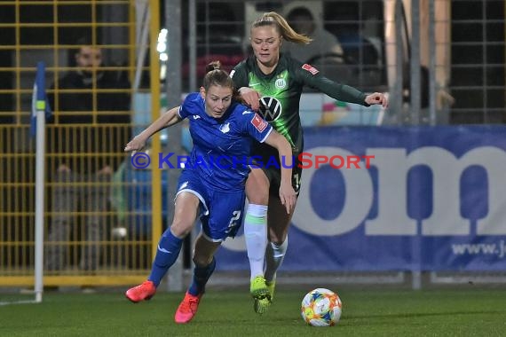 1.BL - Frauen - 19/20 - TSG 1899 Hoffenheim vs. VfL Wolfsburg (© Kraichgausport / Loerz)