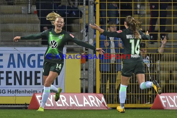 1.BL - Frauen - 19/20 - TSG 1899 Hoffenheim vs. VfL Wolfsburg (© Kraichgausport / Loerz)