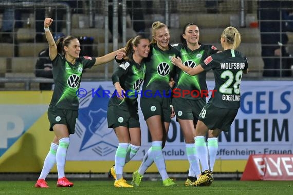 1.BL - Frauen - 19/20 - TSG 1899 Hoffenheim vs. VfL Wolfsburg (© Kraichgausport / Loerz)