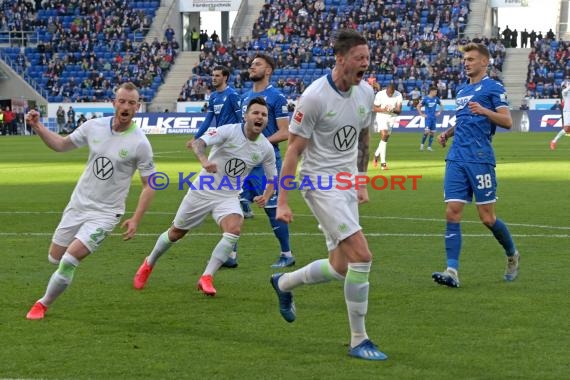 1.BL - 19/20 - TSG 1899 Hoffenheim vs. VfL Wolfsburg (© Kraichgausport / Loerz)