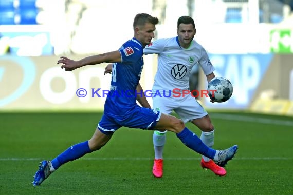 1.BL - 19/20 - TSG 1899 Hoffenheim vs. VfL Wolfsburg (© Kraichgausport / Loerz)