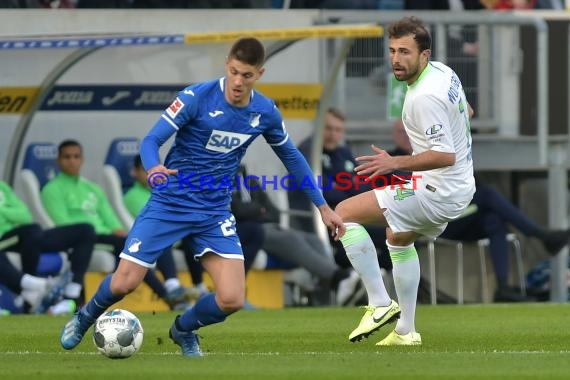 1.BL - 19/20 - TSG 1899 Hoffenheim vs. VfL Wolfsburg (© Kraichgausport / Loerz)