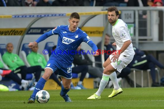 1.BL - 19/20 - TSG 1899 Hoffenheim vs. VfL Wolfsburg (© Kraichgausport / Loerz)