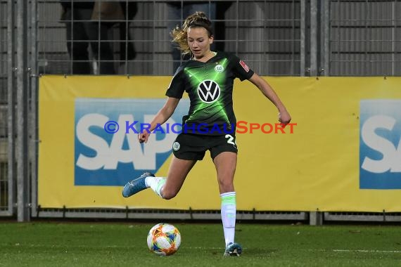 1.BL - Frauen - 19/20 - TSG 1899 Hoffenheim vs. VfL Wolfsburg (© Kraichgausport / Loerz)