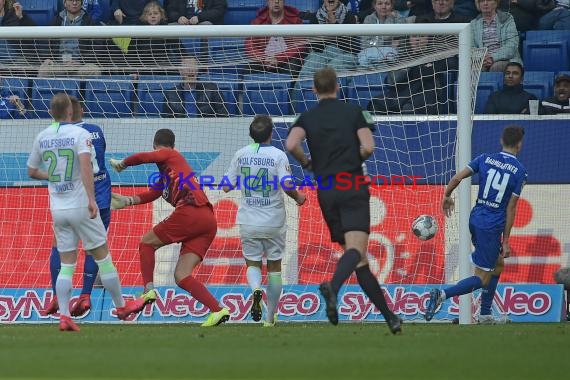 1.BL - 19/20 - TSG 1899 Hoffenheim vs. VfL Wolfsburg (© Kraichgausport / Loerz)