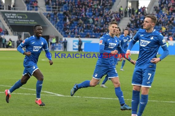 1.BL - 19/20 - TSG 1899 Hoffenheim vs. VfL Wolfsburg (© Kraichgausport / Loerz)