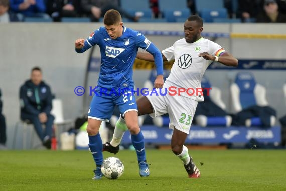 1.BL - 19/20 - TSG 1899 Hoffenheim vs. VfL Wolfsburg (© Kraichgausport / Loerz)