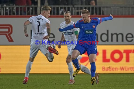 2. BL - 19/20 - SV Sandhausen vs. FC Heidenheim (© Kraichgausport / Loerz)