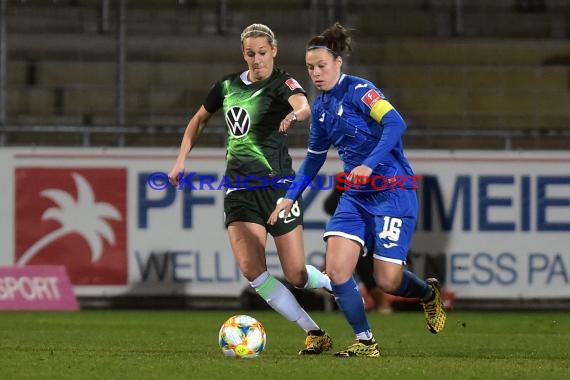 1.BL - Frauen - 19/20 - TSG 1899 Hoffenheim vs. VfL Wolfsburg (© Kraichgausport / Loerz)