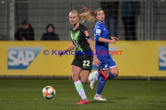 1.BL - Frauen - 19/20 - TSG 1899 Hoffenheim vs. VfL Wolfsburg (© Kraichgausport / Loerz)