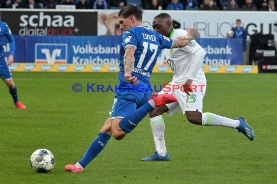 1.BL - 19/20 - TSG 1899 Hoffenheim vs. VfL Wolfsburg (© Kraichgausport / Loerz)