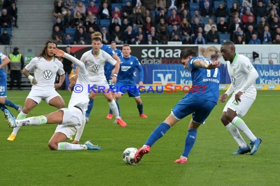 1.BL - 19/20 - TSG 1899 Hoffenheim vs. VfL Wolfsburg (© Kraichgausport / Loerz)