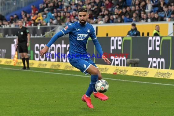 1.BL - 19/20 - TSG 1899 Hoffenheim vs. VfL Wolfsburg (© Kraichgausport / Loerz)