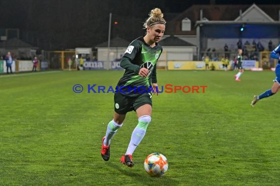 1.BL - Frauen - 19/20 - TSG 1899 Hoffenheim vs. VfL Wolfsburg (© Kraichgausport / Loerz)