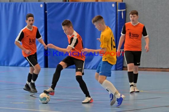 Sinsheim Futsal Kreismeisterschaften C-Junioren Sinsheim Gymnasiumhalle (© Siegfried Lörz)