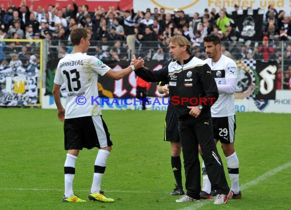 Fußball 3.Bundesliga 38. Spieltag SV Sandhausen gegen 1.Fc Heidenheim 05.05.2012 (© Kraichgausport / Loerz)