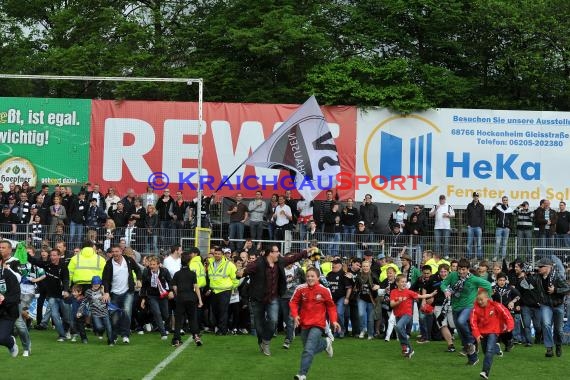 Fußball 3.Bundesliga 38. Spieltag SV Sandhausen gegen 1.Fc Heidenheim 05.05.2012 (© Kraichgausport / Loerz)