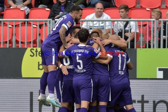 2. BL - 19/20 - SV Sandhausen vs. FC Erzgebirge Aue (© Kraichgausport / Loerz)