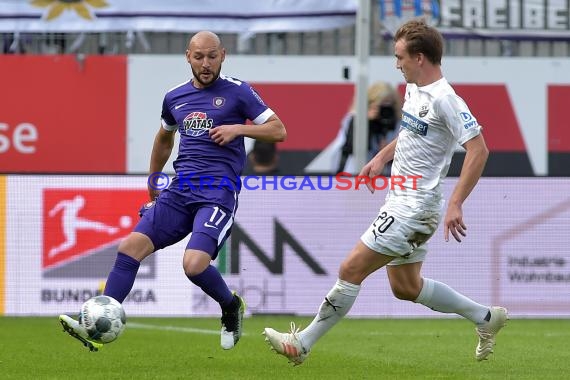 2. BL - 19/20 - SV Sandhausen vs. FC Erzgebirge Aue (© Kraichgausport / Loerz)