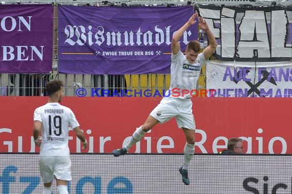 2. BL - 19/20 - SV Sandhausen vs. FC Erzgebirge Aue (© Kraichgausport / Loerz)