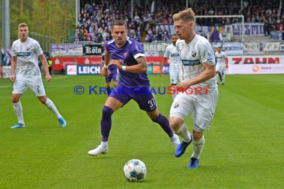 2. BL - 19/20 - SV Sandhausen vs. FC Erzgebirge Aue (© Kraichgausport / Loerz)