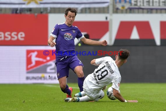 2. BL - 19/20 - SV Sandhausen vs. FC Erzgebirge Aue (© Kraichgausport / Loerz)