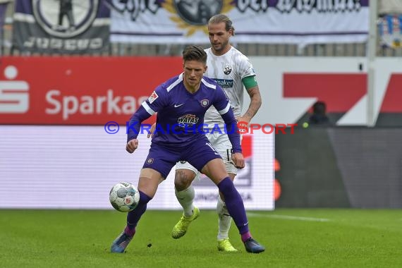 2. BL - 19/20 - SV Sandhausen vs. FC Erzgebirge Aue (© Kraichgausport / Loerz)