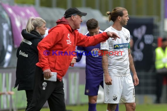 2. BL - 19/20 - SV Sandhausen vs. FC Erzgebirge Aue (© Kraichgausport / Loerz)