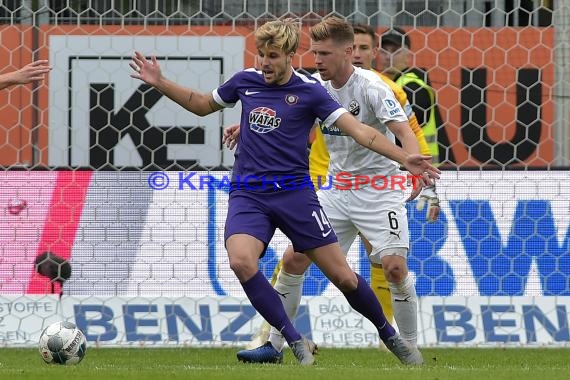 2. BL - 19/20 - SV Sandhausen vs. FC Erzgebirge Aue (© Kraichgausport / Loerz)