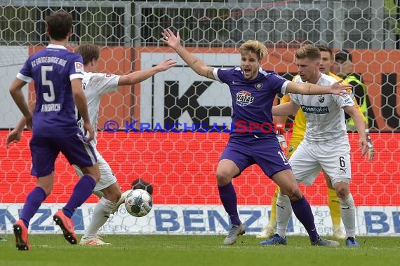 2. BL - 19/20 - SV Sandhausen vs. FC Erzgebirge Aue (© Kraichgausport / Loerz)