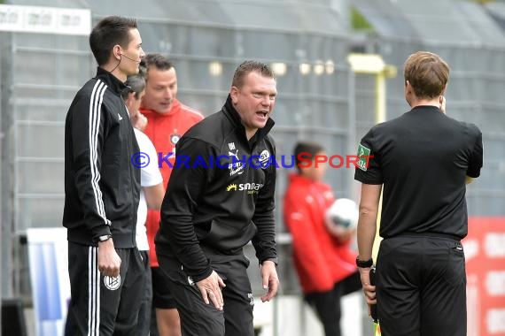 2. BL - 19/20 - SV Sandhausen vs. FC Erzgebirge Aue (© Kraichgausport / Loerz)