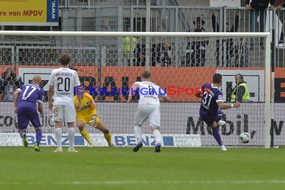 2. BL - 19/20 - SV Sandhausen vs. FC Erzgebirge Aue (© Kraichgausport / Loerz)