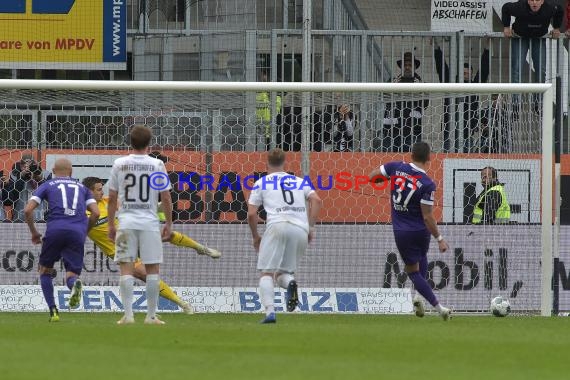 2. BL - 19/20 - SV Sandhausen vs. FC Erzgebirge Aue (© Kraichgausport / Loerz)