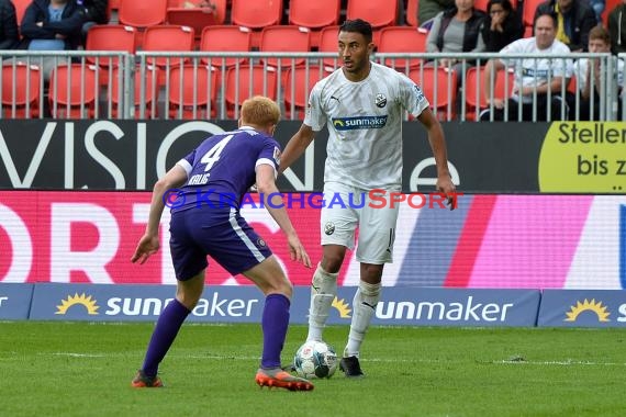 2. BL - 19/20 - SV Sandhausen vs. FC Erzgebirge Aue (© Kraichgausport / Loerz)