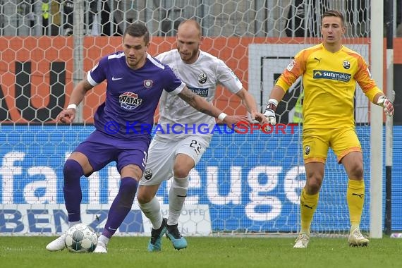 2. BL - 19/20 - SV Sandhausen vs. FC Erzgebirge Aue (© Kraichgausport / Loerz)