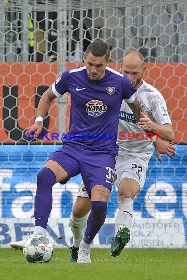 2. BL - 19/20 - SV Sandhausen vs. FC Erzgebirge Aue (© Kraichgausport / Loerz)