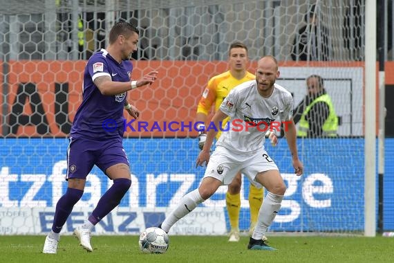 2. BL - 19/20 - SV Sandhausen vs. FC Erzgebirge Aue (© Kraichgausport / Loerz)