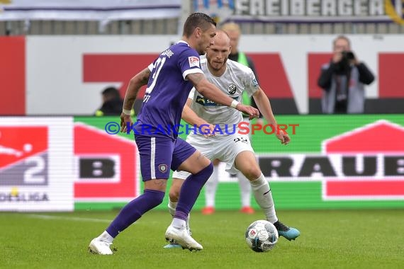 2. BL - 19/20 - SV Sandhausen vs. FC Erzgebirge Aue (© Kraichgausport / Loerz)