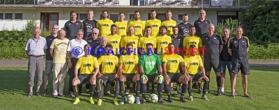 Mannschaftsfoto Saison 2019/20 Fussball Sinsheim - SV Tiefenbach (© Kraichgausport / Loerz)