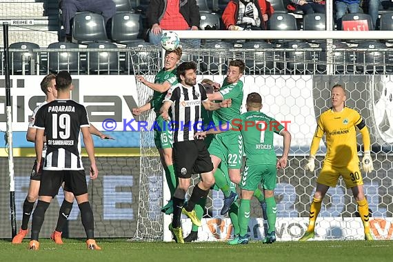 2. BL - 17/18 - SV Sandhausen vs. SpVgg Greuther Fuerth (© Kraichgausport / Loerz)