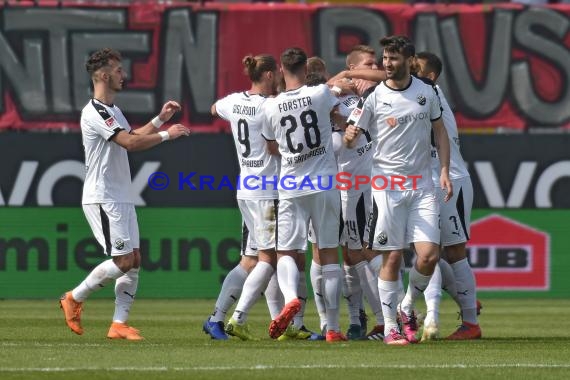 2. BL - 18/19 - SV Sandhausen vs. SC Paderborn (© Kraichgausport / Loerz)