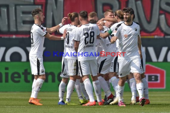 2. BL - 18/19 - SV Sandhausen vs. SC Paderborn (© Kraichgausport / Loerz)