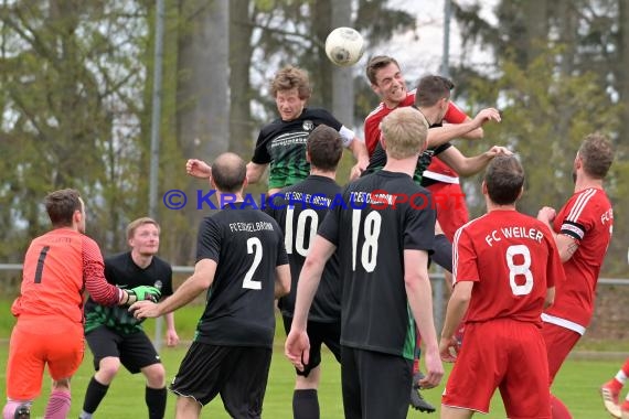 Kreisklasse A Sinsheim FC Weiler vs FC Eschelbronn (© Siegfried Lörz)