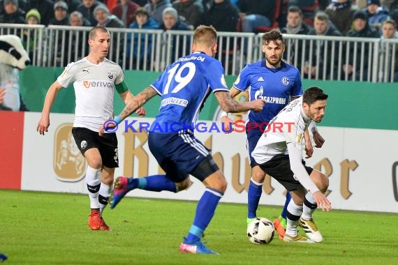 DFB Pokal  - 16/17  - SV Sandhausen vs. FC Schalke 04 (© Kraichgausport / Loerz)