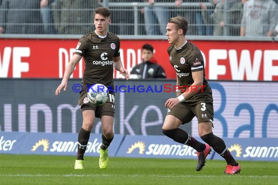 2. BL - 19/20 - SV Sandhausen vs. FC St. Pauli (© Kraichgausport / Loerz)