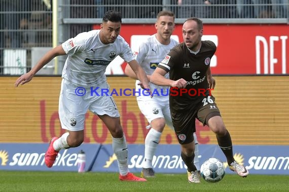 2. BL - 19/20 - SV Sandhausen vs. FC St. Pauli (© Kraichgausport / Loerz)